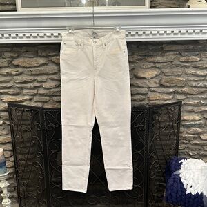 J. Crew Women's Straight Leg Jeans in Cream